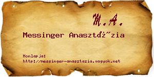 Messinger Anasztázia névjegykártya